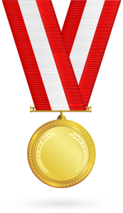 Gold medal PNG-57785